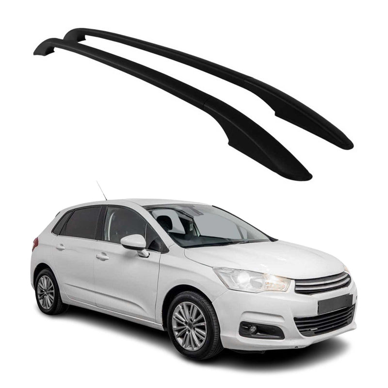 Aluminium Dachreling Relingträger für Citroen C4 2009-2020 Schwarz 2x