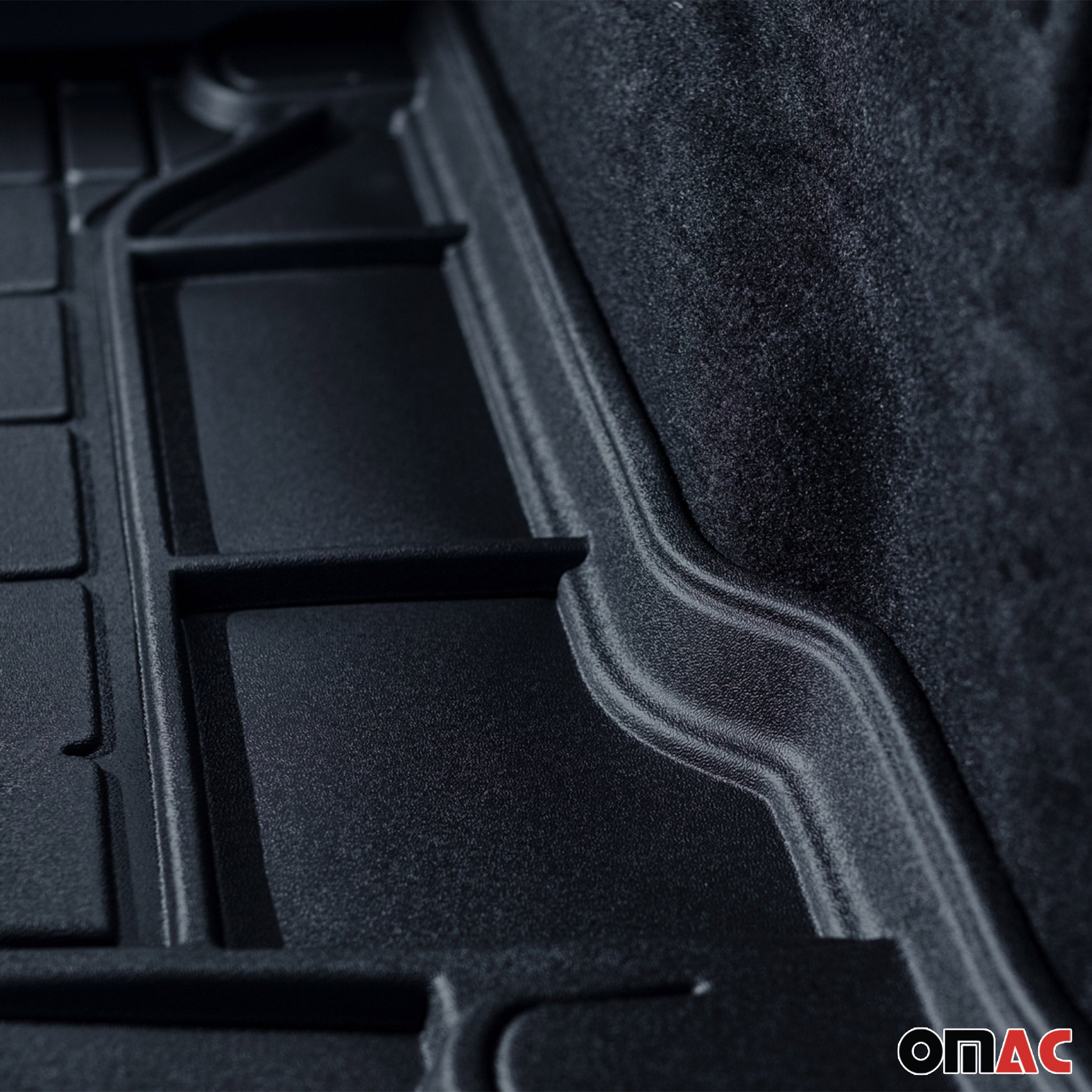 OMAC Gummi Kofferraumwanne für Fiat Panda 2012-2026 TPE Laderaumwanne Schwarz