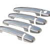 Türgriff Blende Türgriffkappen für Citroen C1 2014-2024 4Tür Edelstahl Silber 8x