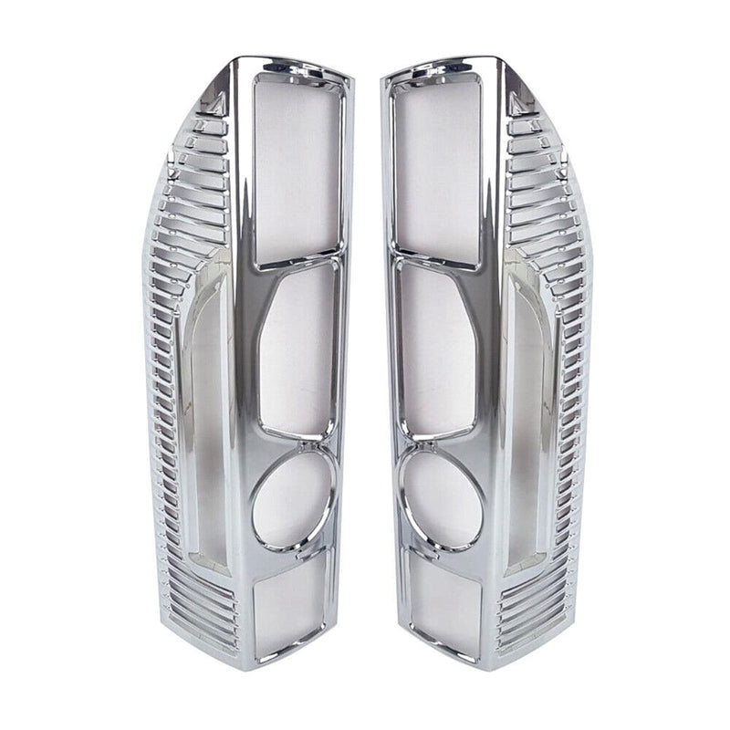 Rücklicht Leisten Heckleuchte für Citroen Jumper 2006-2014 Chrom ABS Silber 2tlg