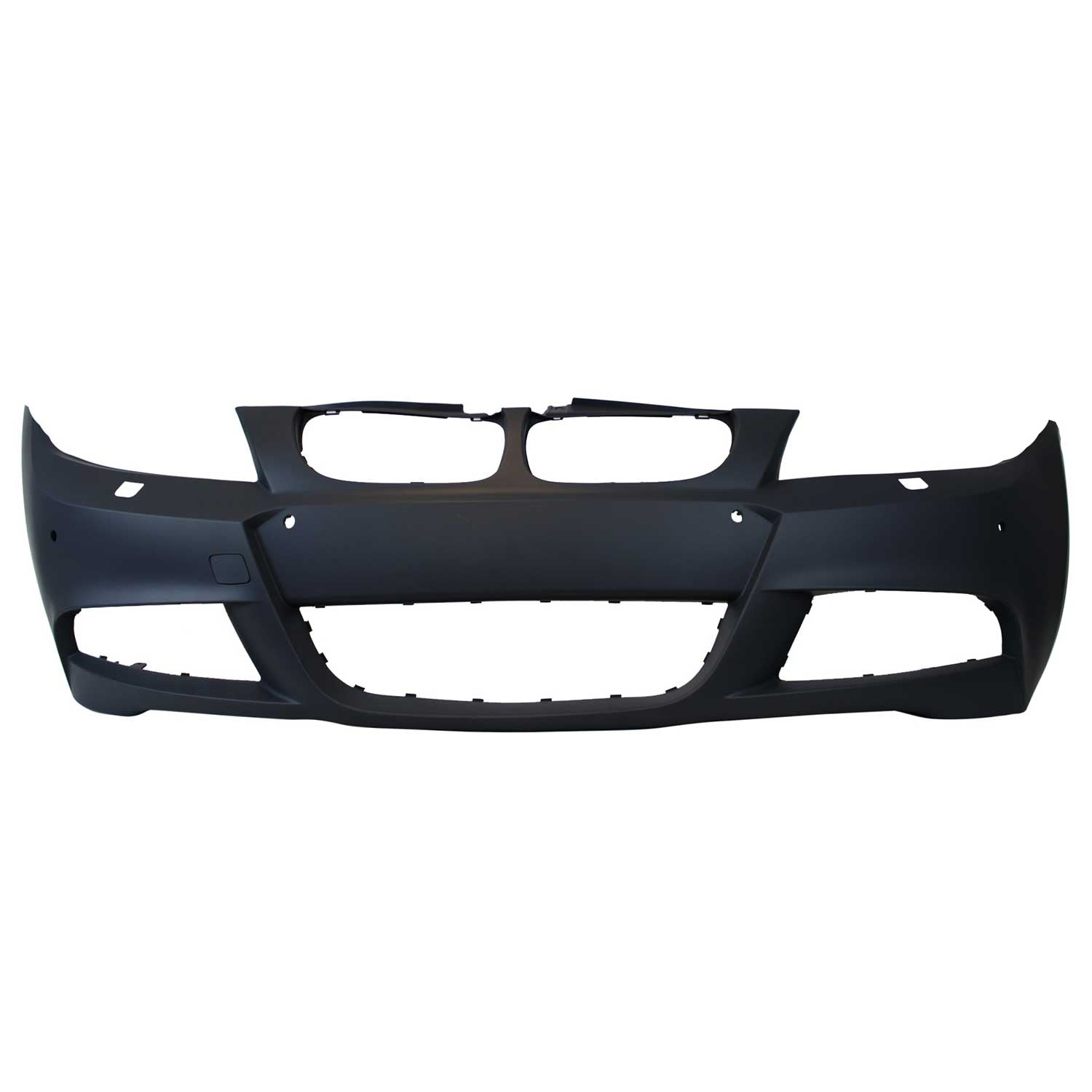 JOM Frontstoßstange für BMW E90 / E91 2005-2008 PDC + SRA Schwarz