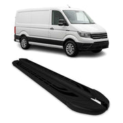 Trittbretter Seitenschweller für VW Crafter 2017-2026 L1 Schwarz Aluminium 2 tlg