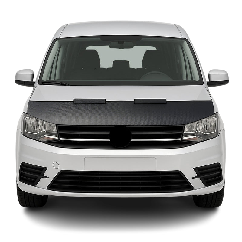 Haubenbra Steinschlagschutz Bonnet Bra für VW Caddy 2015-2025 Carbon Optik Halb