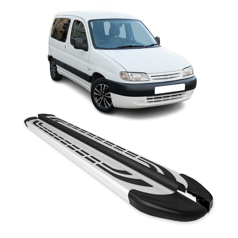 Trittbretter Seitenschweller für Citroen Berlingo L1 Kurzer 1996-2008 Alu
