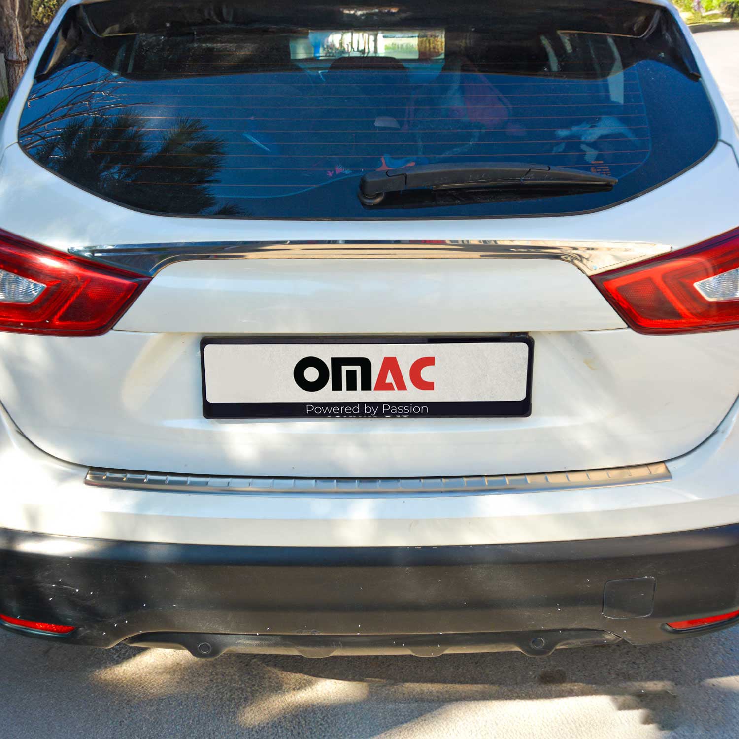 Ladekantenschutz Stoßstangenschutz für Nissan Qashqai J11 2013-2017 Pre-FL Chrom