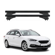 Menabo Dachträger für Seat / Cupra Leon IV Sportstourer 2020-2026 Alu Schwarz 2x