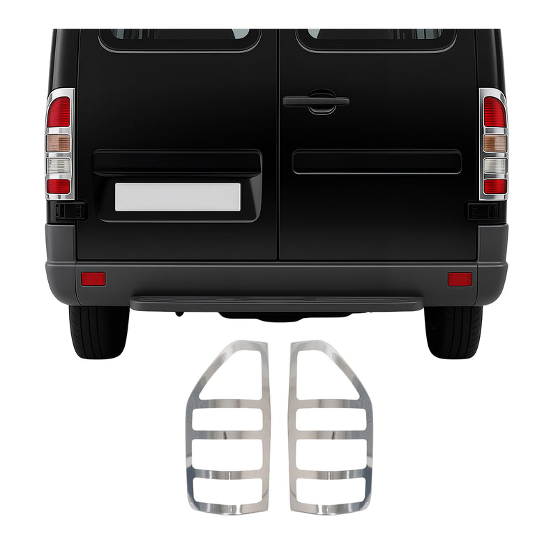 Rücklicht Leisten Heckleuchte für Mercedes Sprinter 1995-2006 Edelstahl 2tlg