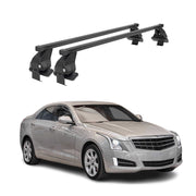Menabo Dachträger Grundtäger für Cadillac ATS 2013-2019 50kg Stahl Schwarz 2 tlg