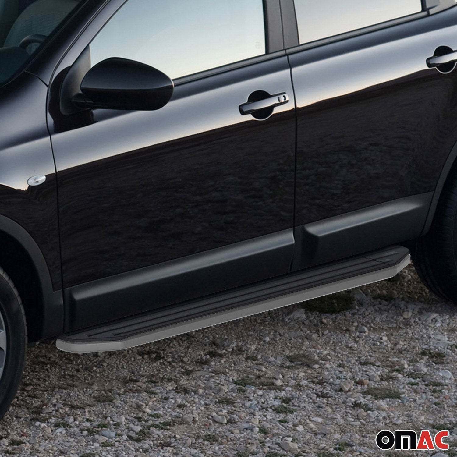 Trittbretter Seitenschweller für Nissan Qashqai 2013-2018 ABE Alu