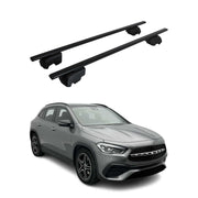 Dachträger Grundtäger für Mercedes GLA H247 2020-2026 75kg Metall Schwarz 2 tlg