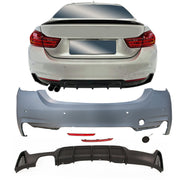 JOM Heckstoßstange für BMW 4er F32 F33 MT Sport-Look PDC Polypropylen