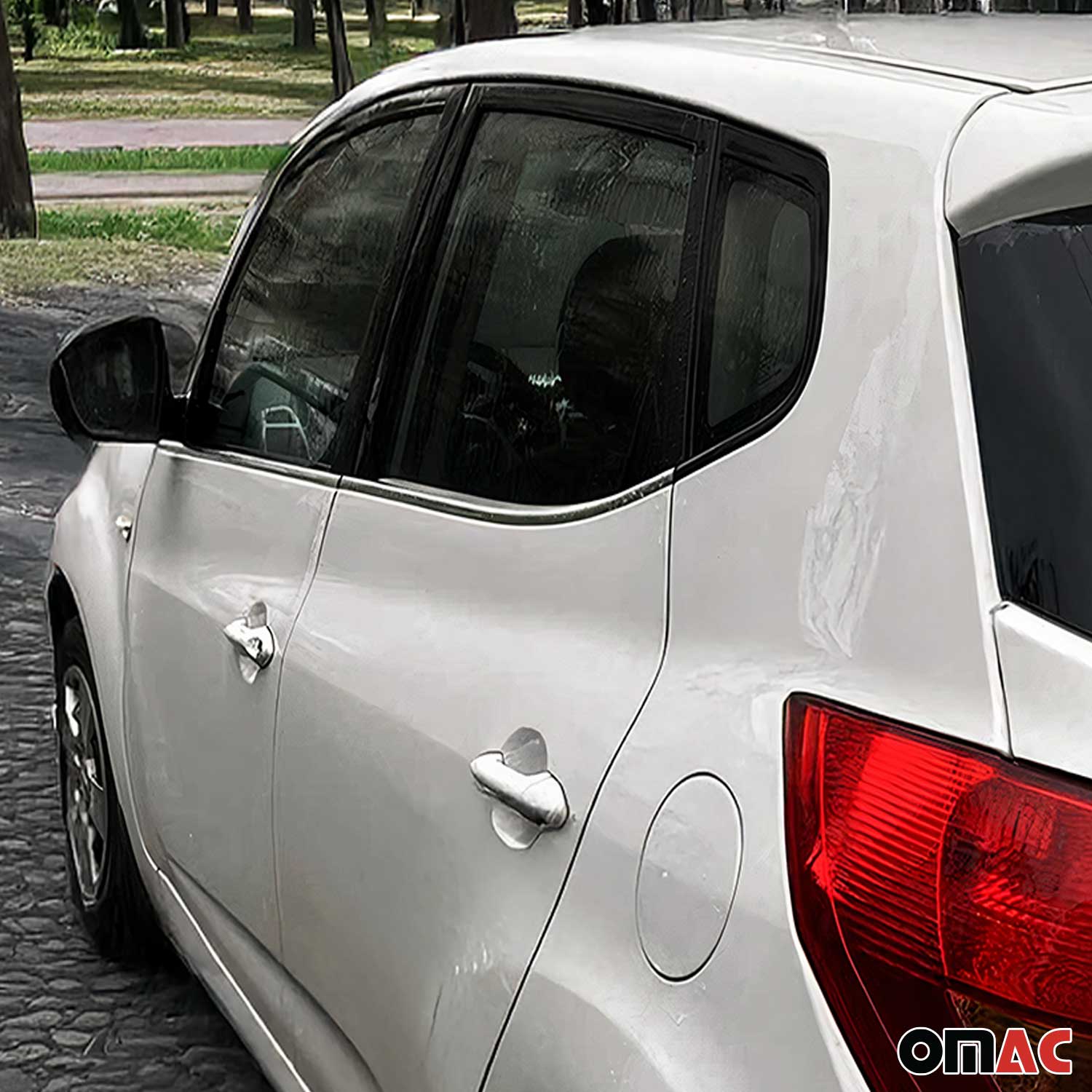Fensterleisten Zierleisten für Kia Venga 2010-2019 Edelstahl Chrom 4tlg