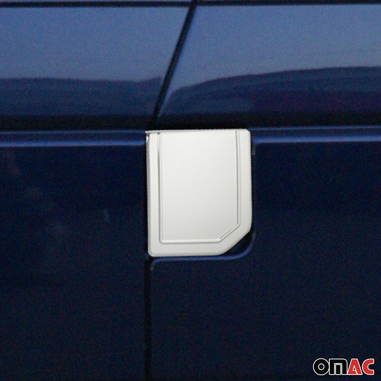 Tankdeckel Blenden Tankverschluss für VW T4 1990-2003 Edelstahl Chrom Chrom