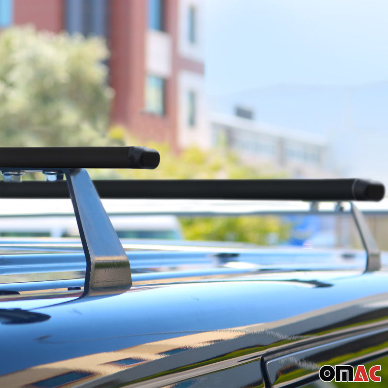 Dachträger für Ford Transit Custom / Tourneo Custom 2023-2025 75kg Stahl Schwarz