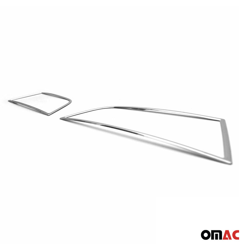 Nebelscheinwerfer für Skoda Octavia 5E 2013-2019 Chrom Rahmen Edelstahl 2 tlg