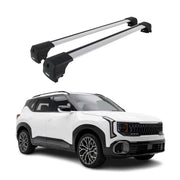 Dachträger Grundtäger für Kia Seltos II 2026-2027 75kg Aluminium Silber 2 tlg