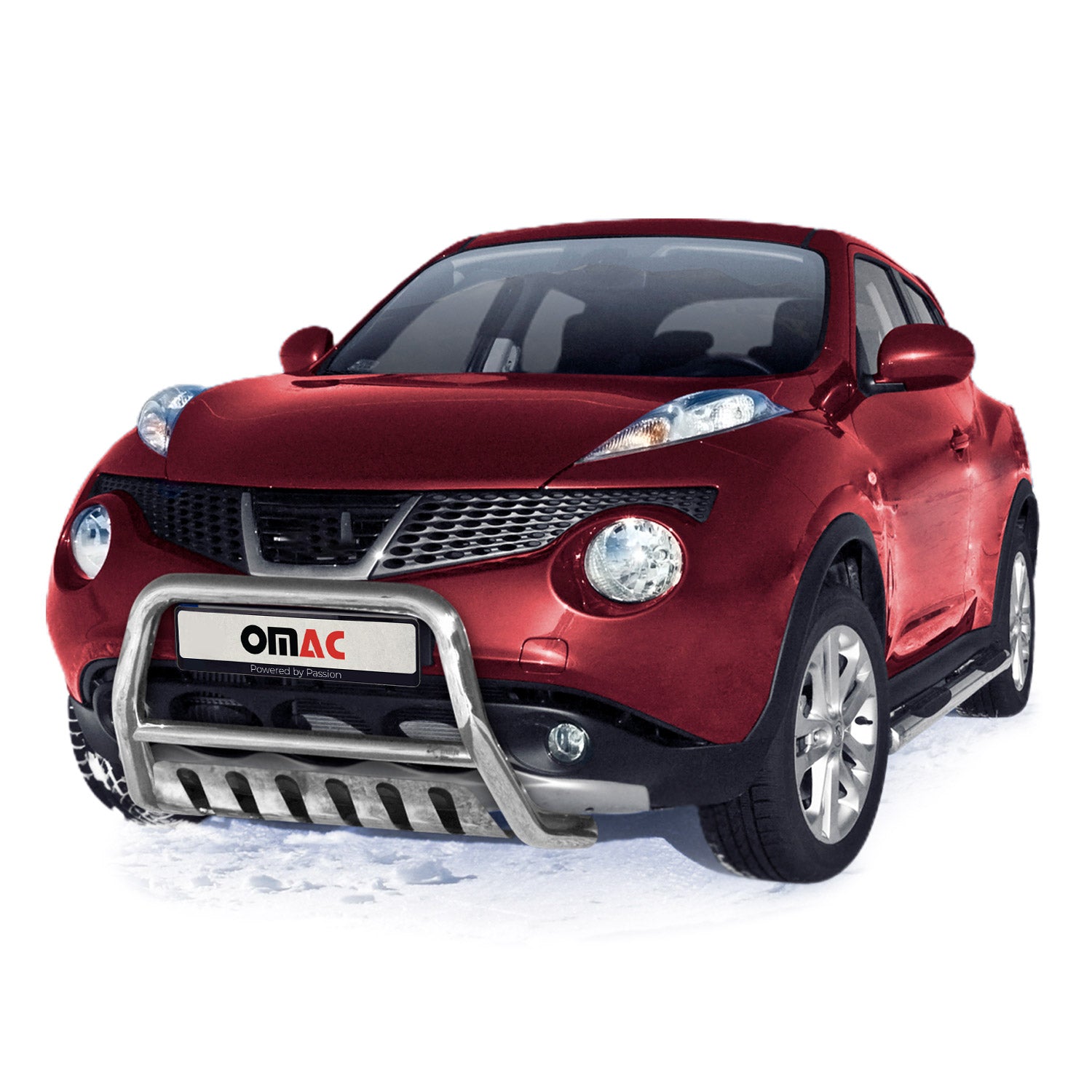 Frontbügel Frontschutzbügel für Nissan Juke 2010-2014 mit ABE Edelstahl Silber