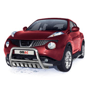 Frontbügel Frontschutzbügel für Nissan Juke 2010-2014 mit ABE Edelstahl Silber