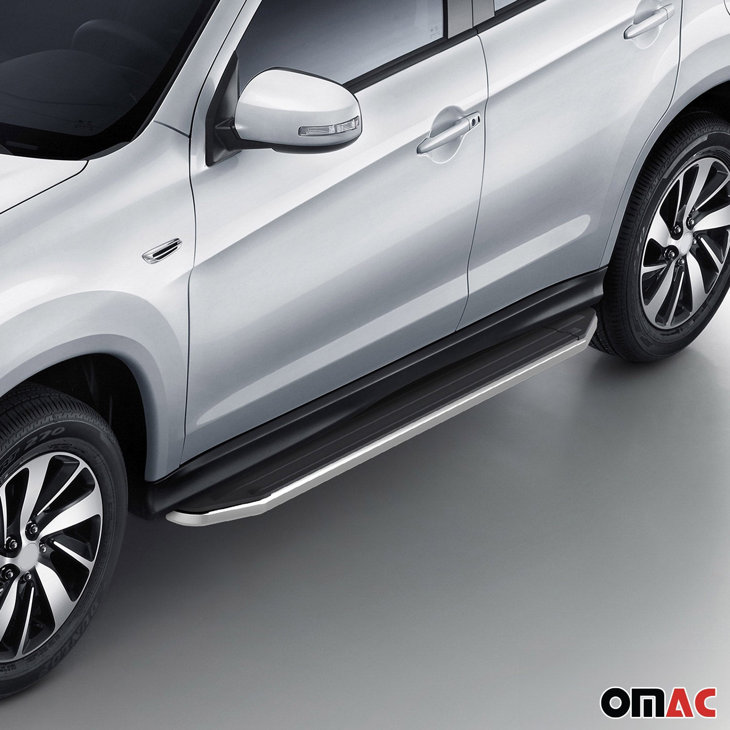 Trittbretter Seitenschweller für Mitsubishi Outlander 2012-2015 ABE Alu