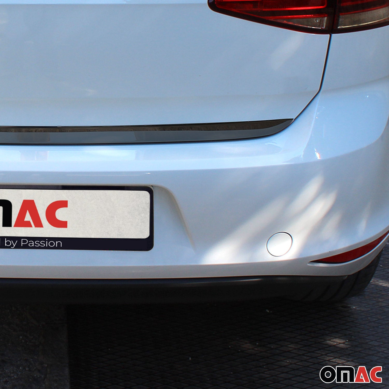 Kofferraumleiste Heckklappe Leiste für VW Golf 2012-2019 Edelstahl Dunkel 1tlg