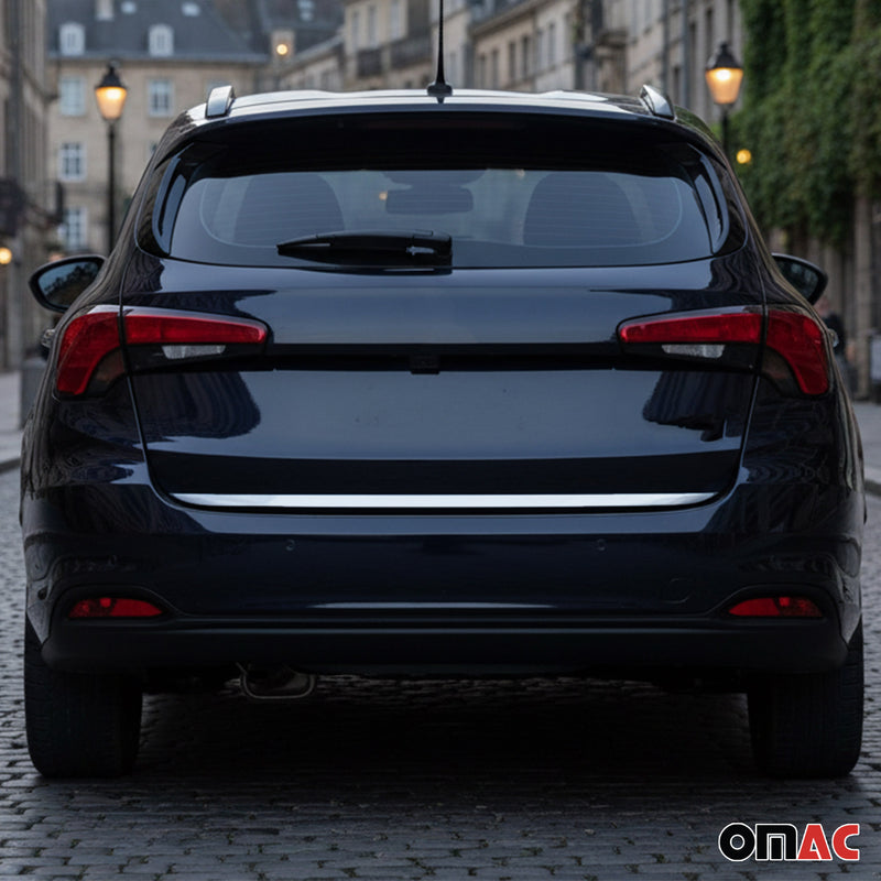 Kofferraumleiste Heckleiste für Fiat Tipo 2016-2025 Untere Edelstahl Chrom