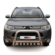 Frontbügelschutz Frontschutzbügel für Mitsubishi Outlander 2012-2015 ABE Silber