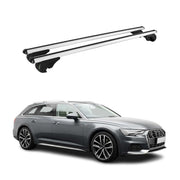 Dachträger Grundträger für Audi A6 C8 Allroad 2019-2025 TÜV Aluminium Silber 2x