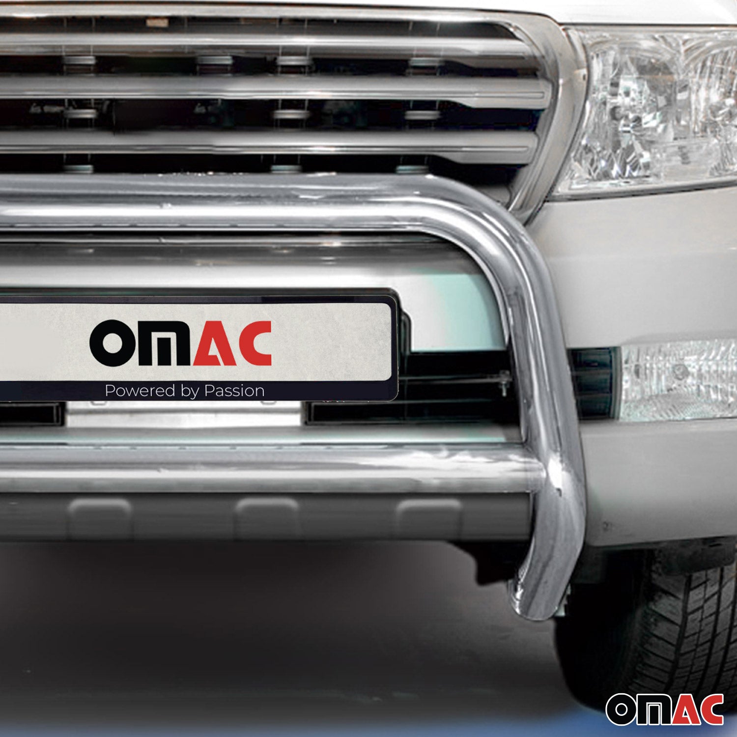 Frontbügel Frontschutzbügel für Toyota Land Cruiser V8 2007-2012 ABE Silber