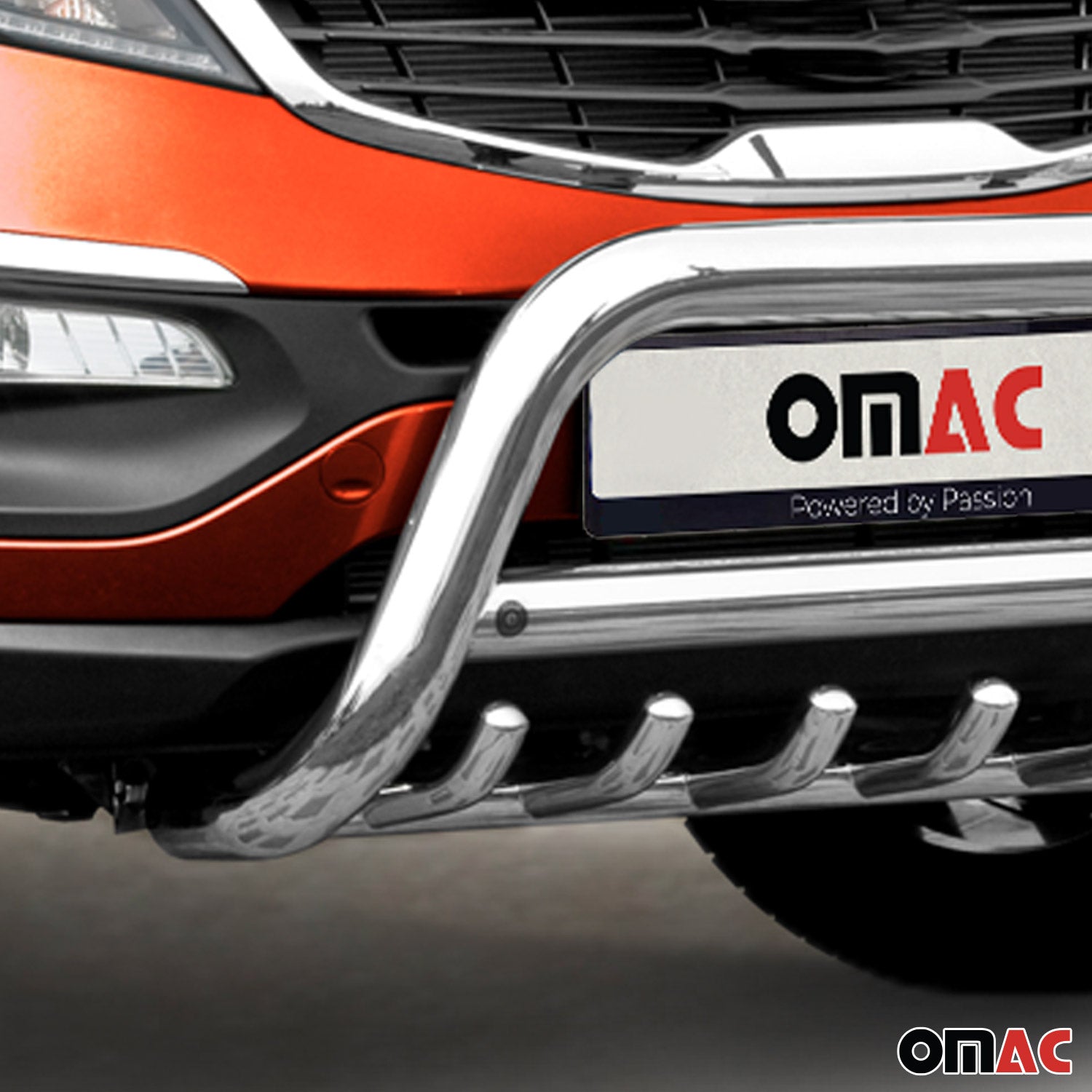 Frontbügel Frontschutzbügel für Kia Sportage 2010-2015 mit ABE Rammschutz Silber