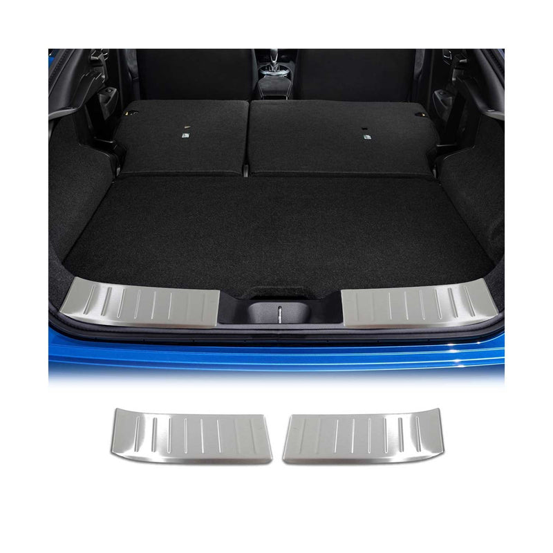 Innen Ladekantenschutz Stoßstange für Nissan Juke 2021-2025 Edelstahl Gebürstet