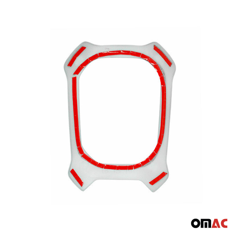 Schaltknauf Rahmen für Jeep Renegade 2014-2024 Chrom ABS Silber 1tlg