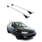 Dachträger Gepäckträger für Toyota Sprinter 1996-2000 Grundträger Metall Grau 2x