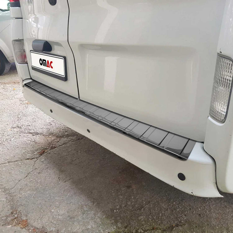 Ladekantenschutz Stoßstangenschutz für Fiat Talento 2016-2020 Edelstahl Dunkel