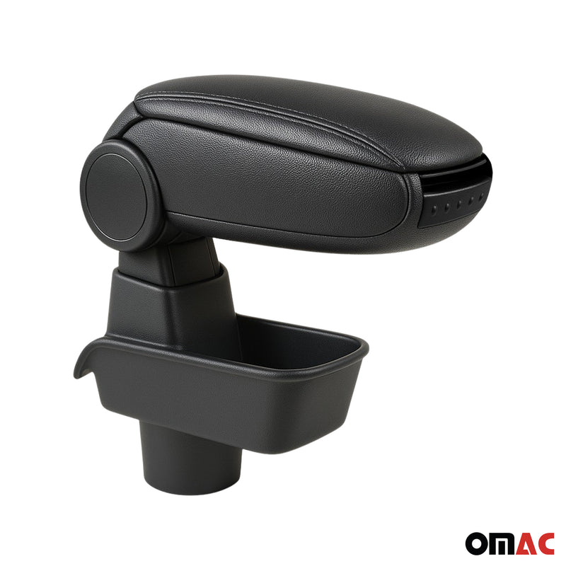 Mittelarmlehne Armlehne für Ford Fiesta 6 2008-2017 PU-Leder ABS Schwarz