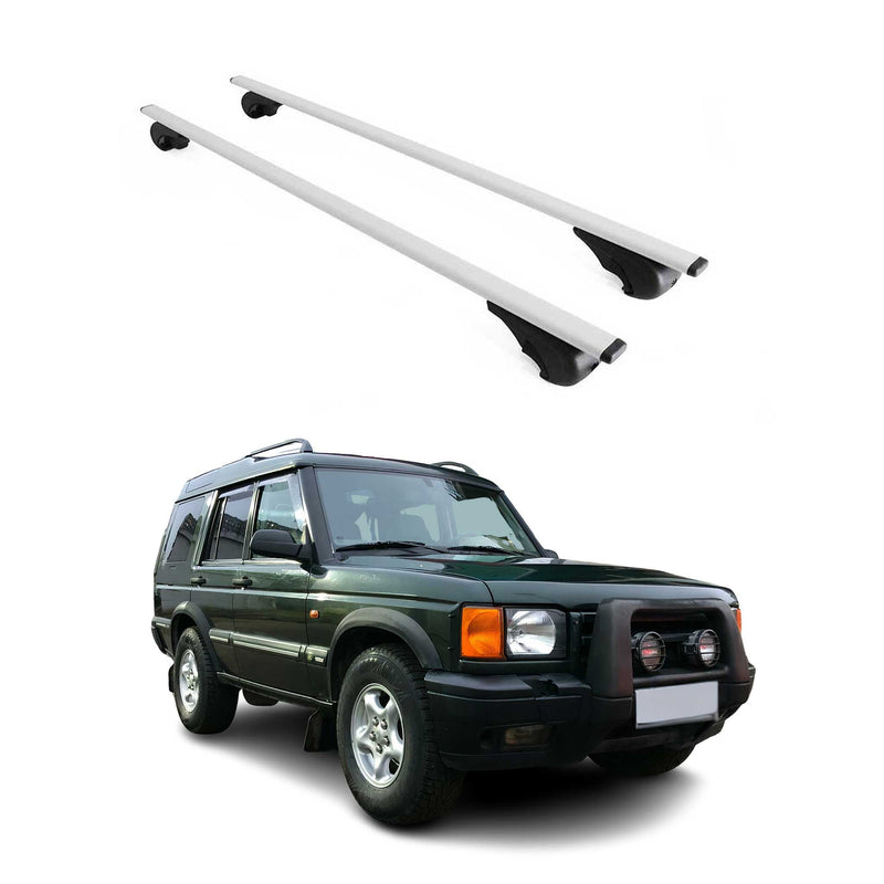 Dachträger Grundtäger für Land Rover Discovery II 1998-2004 75kg Metall Grau 2x