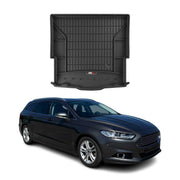 OMAC Gummi Kofferraumwanne für Ford Mondeo Turnier 2014-2022 TPE Schwarz