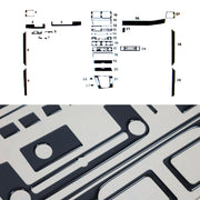 Innenraum Dekor Cockpit für BMW 3er E46 1998-2007 Piano Schwarz Optik 29tlg