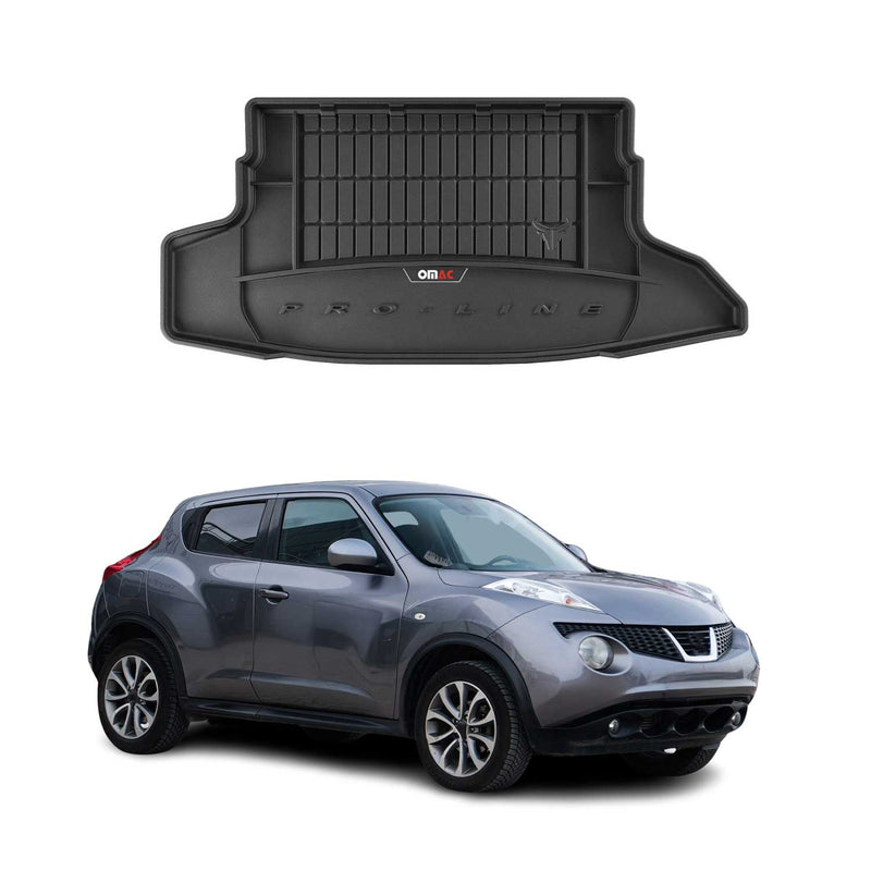 OMAC Gummi Kofferraumwanne für Nissan Juke 2010-2014 TPE Laderaumwanne Schwarz