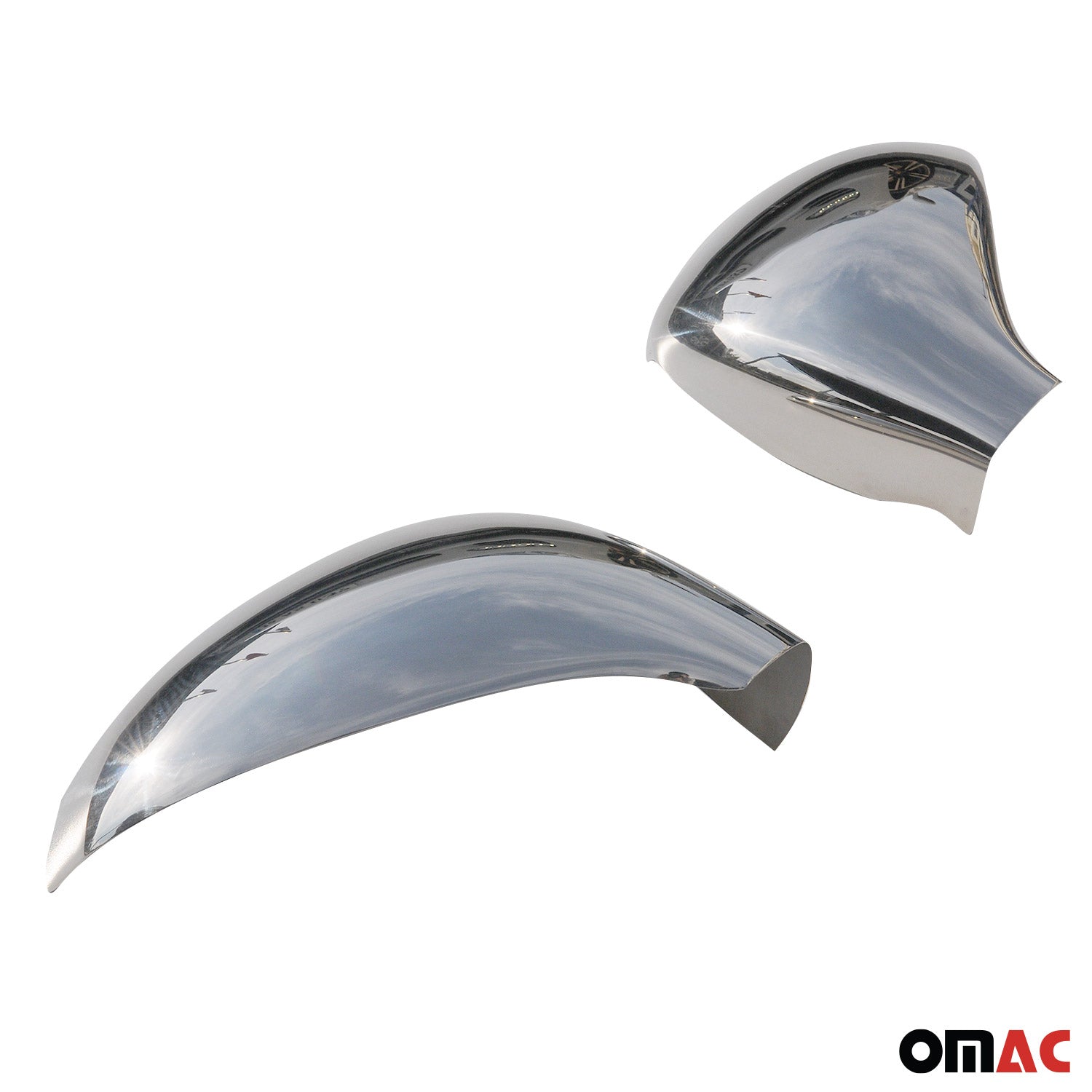 Spiegelkappen Spiegelabdeckung für Peugeot 207 2006-2012 Edelstahl Chrom 2tlg