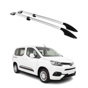 Dachreling Relingträger für Toyota Proace City 2019-2026 Kurzer Alu Grau