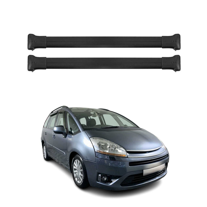 Dachträger Grundträger Gepäckträger für Citroen C4 Picasso 2006-2013 Alu Schwarz