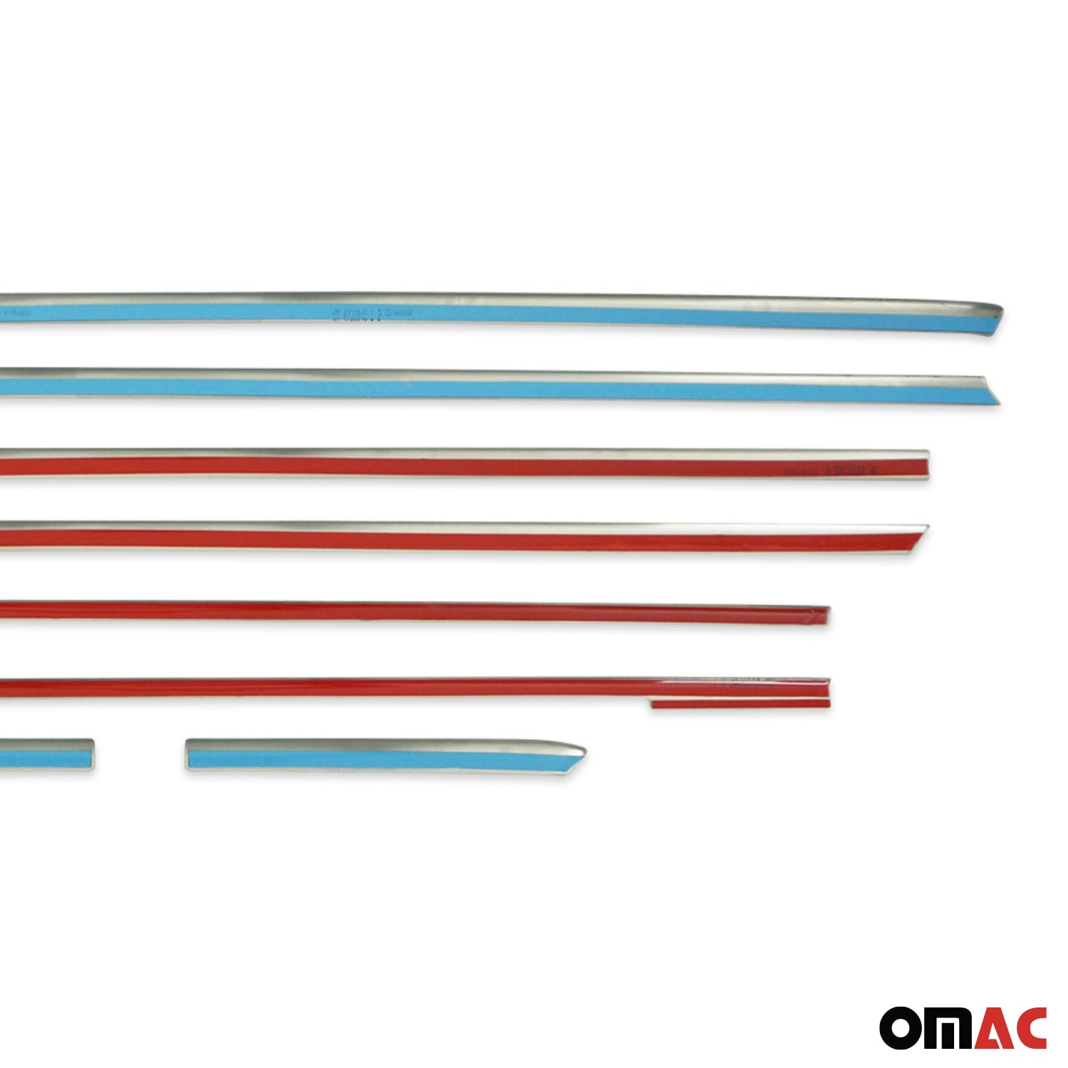 Fensterleisten für Mercedes Vito W447 2014-2026 Extra Langer Radstand Chrom 8x
