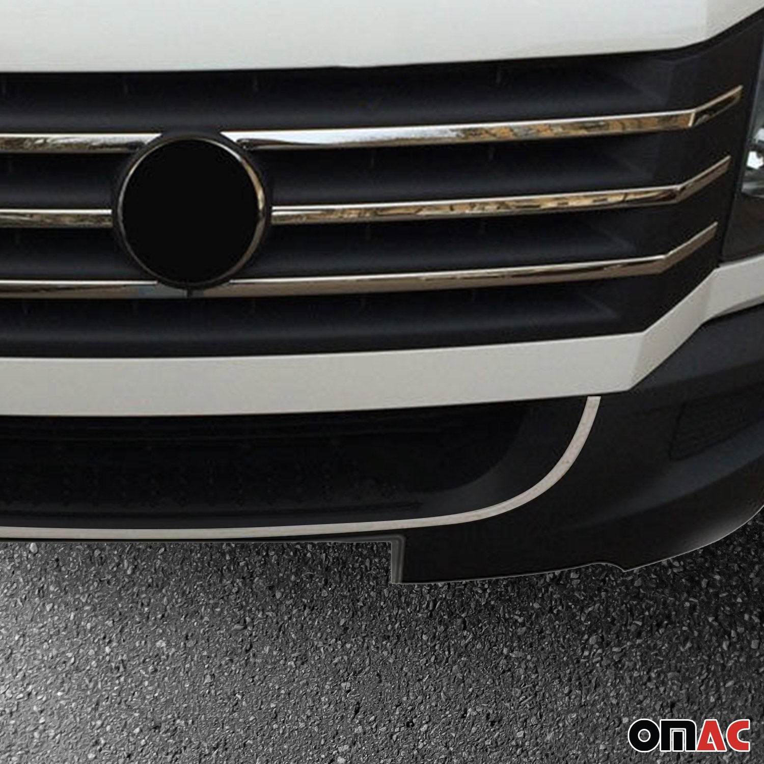 Kühlergrill Leisten Grillleisten für VW Crafter 2012-2017 Edelstahl Chrom 1tlg