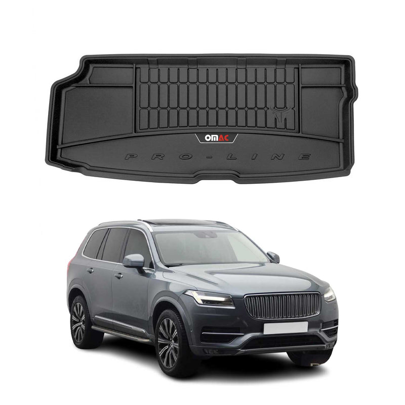 OMAC Gummi Kofferraumwanne für Volvo XC90 2015-2025 TPE Laderaumwanne Schwarz