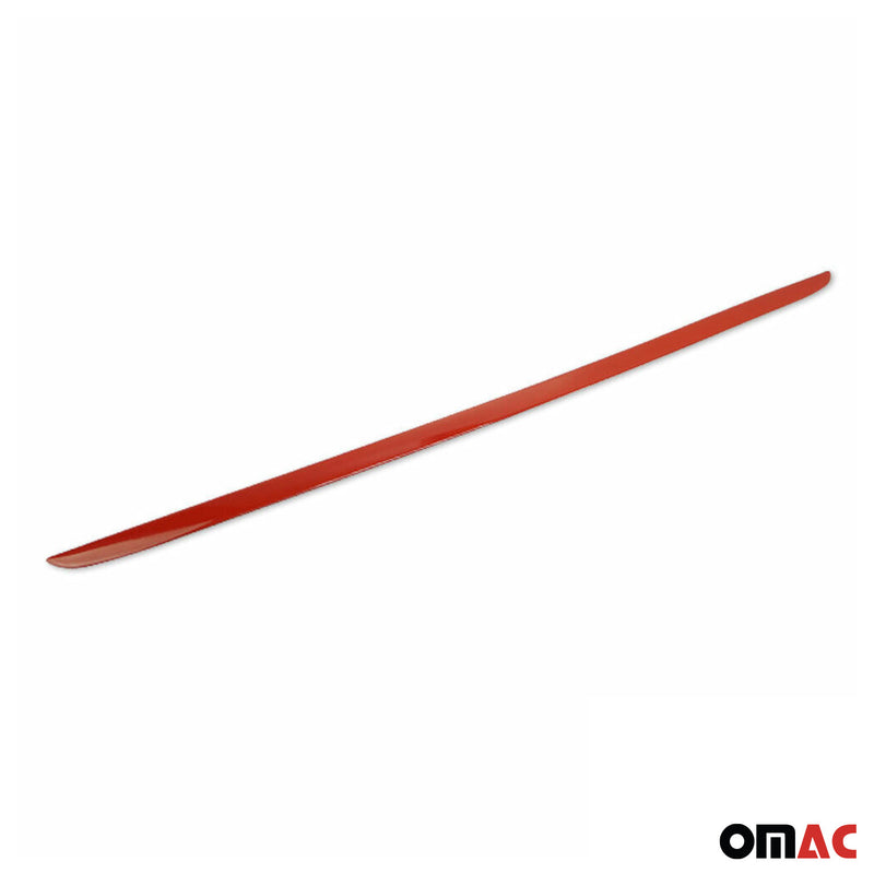 Kofferraumleiste Heckklappe Leiste für Renault Clio 2012-2019 Edelstahl Rot 1tlg