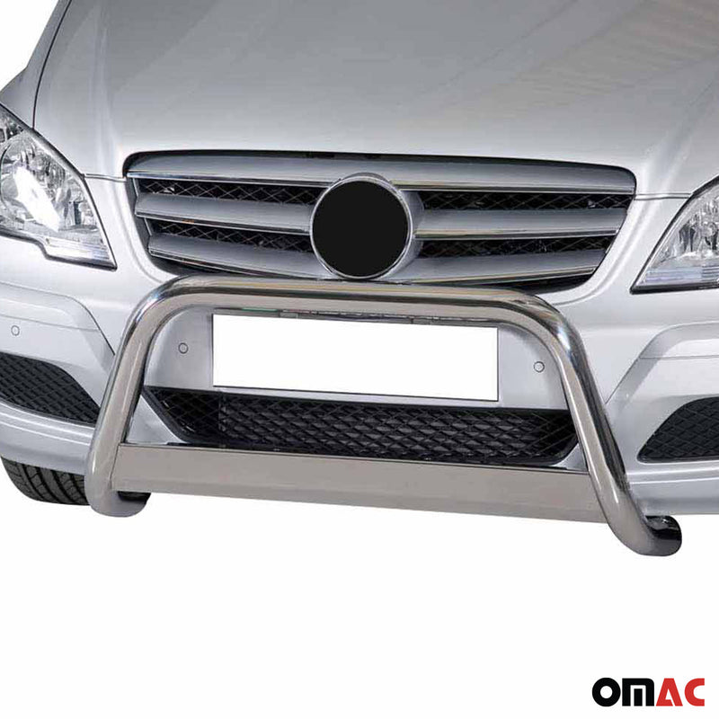 Frontbügel Frontschutzbügel für Mercedes Vito Viano 2010-2014 ø63mm Stahl Silber