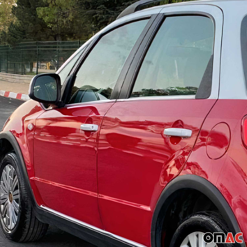 Fensterleisten Zierleisten für Suzuki SX4 2013-2025 Edelstahl Chrom 4tlg