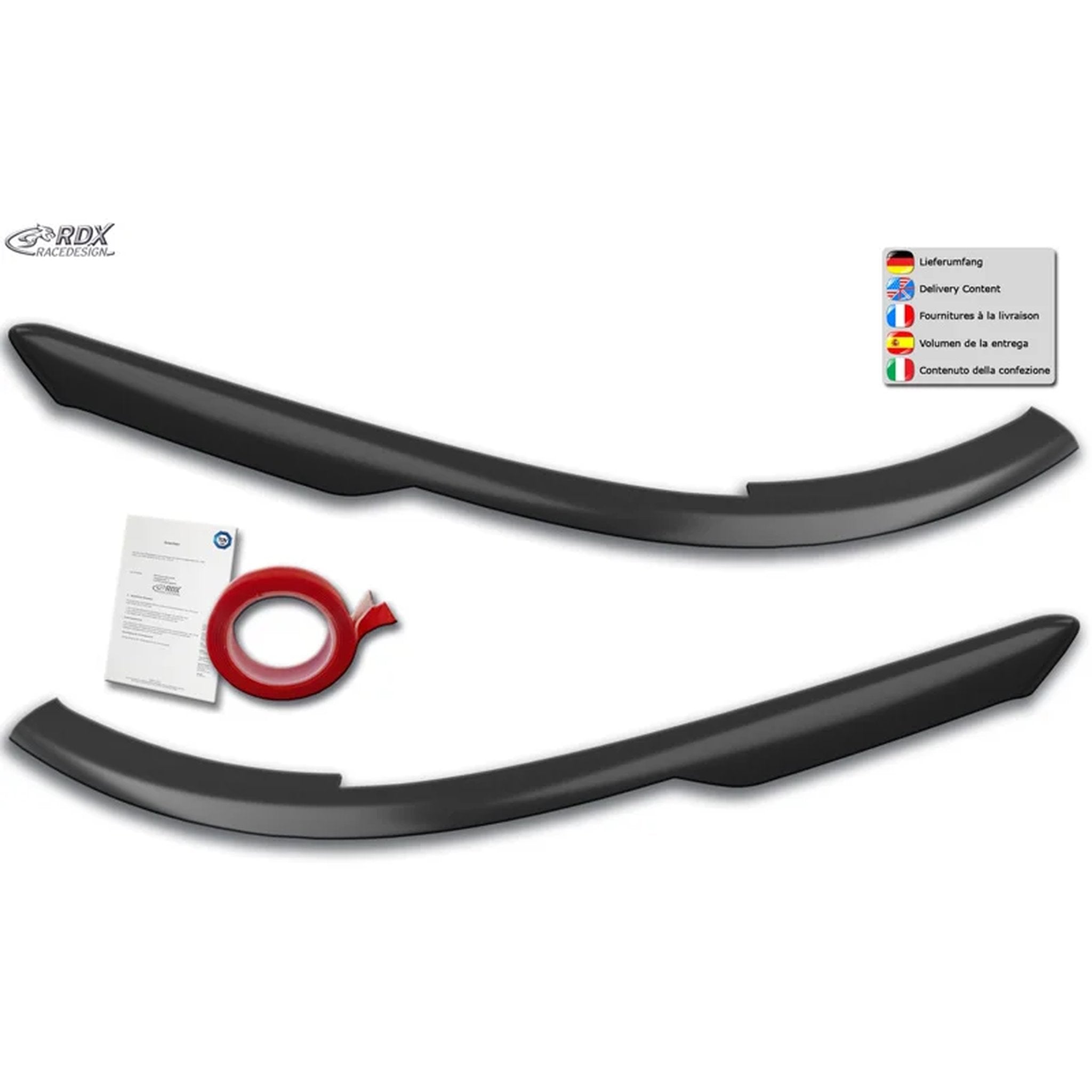 RDX Scheinwerferblenden für VW Golf VIII CD 2020- ABS TÜV