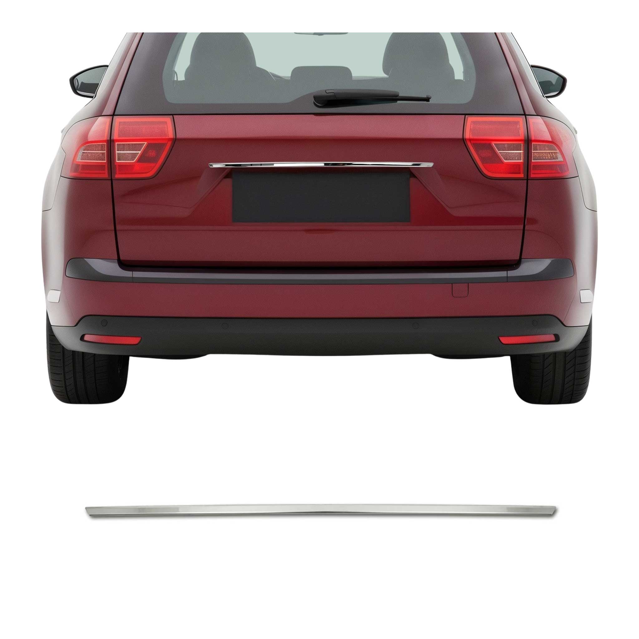 Heckklappe Kofferraumöffner Griff für Citroen C5 2008-2017 Wagon Edelstahl Chrom