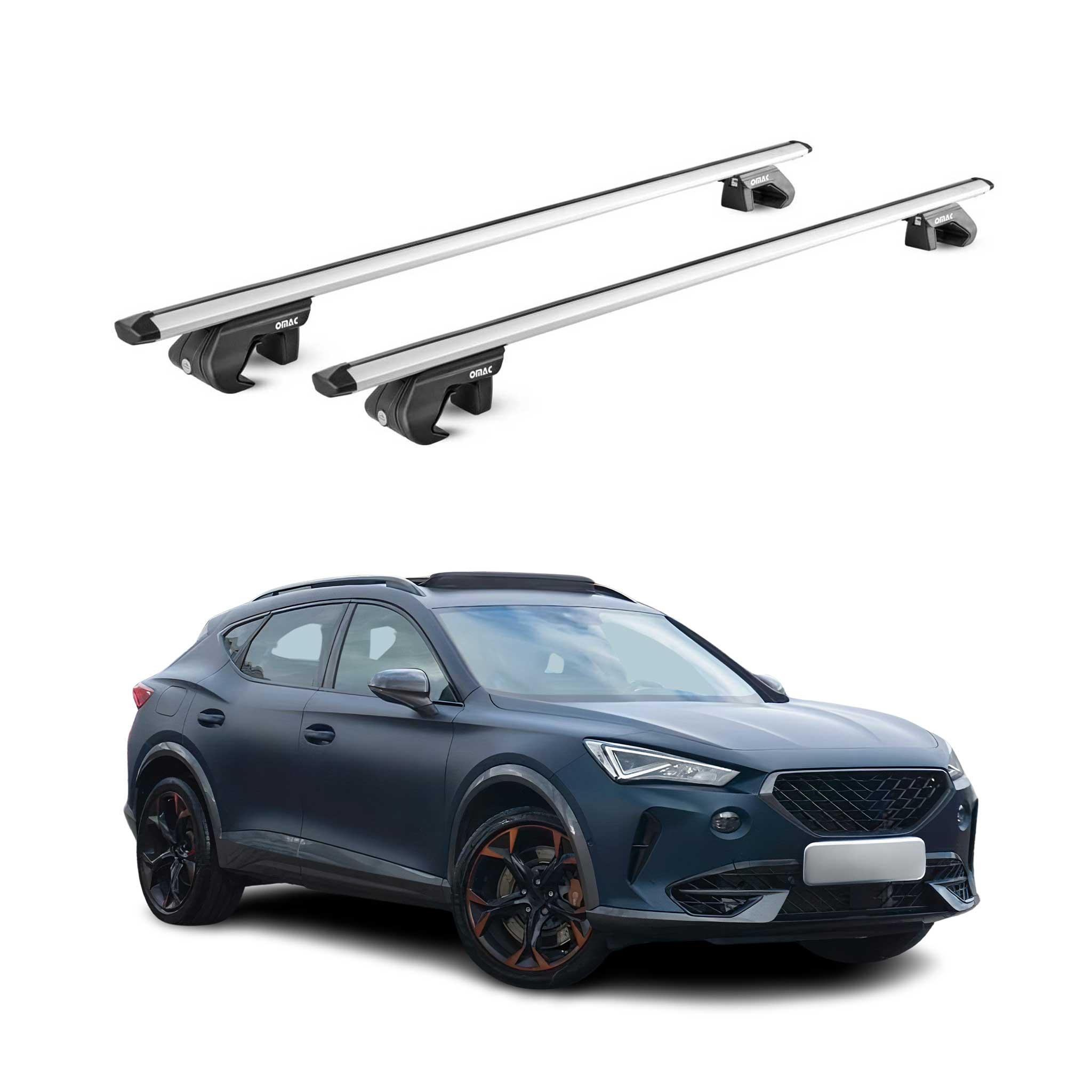 Dachträger Grundtäger für Cupra Formentor 2020-2026 90kg Alu Silber 2 tlg ABE